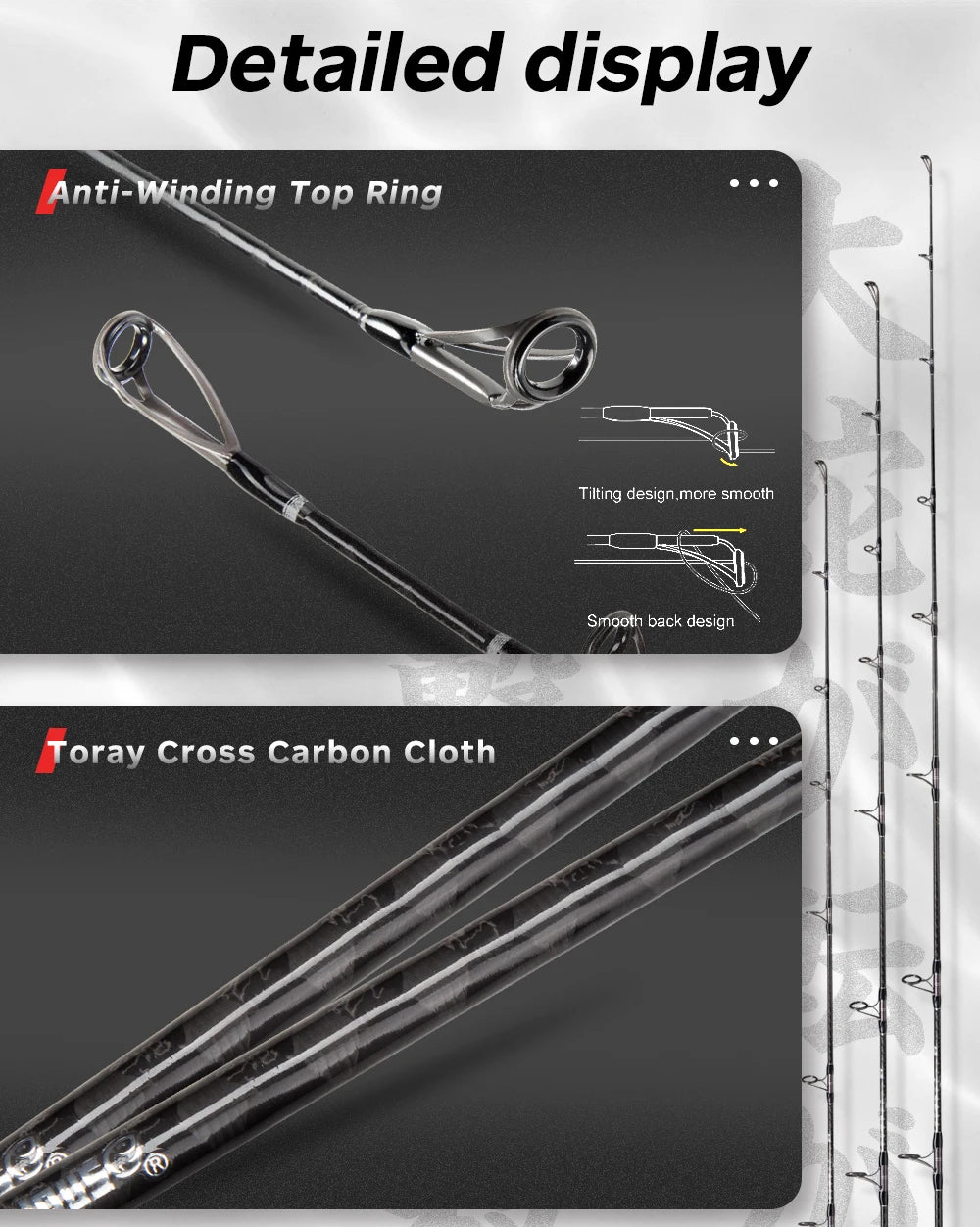 Hunthouse Popping Rod – 2.35–2.7m | Fuji Guides | Toray Carbon Fiber | Tuna, GT & Big Game | Boat/Ocean/Sea Use | EVA Grip - Cast And Catch