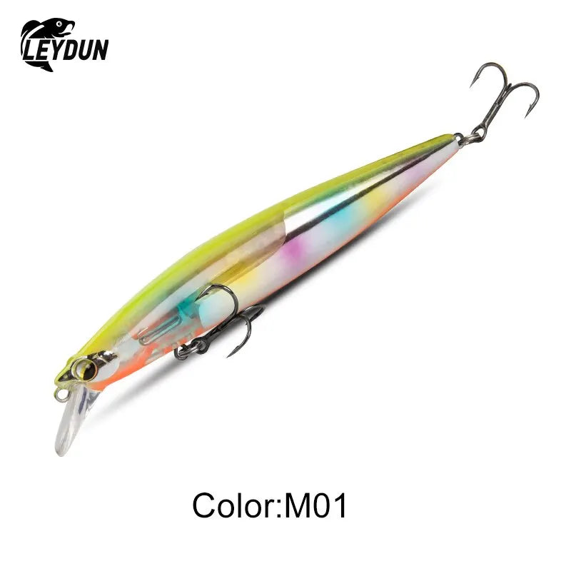 Floating Sea Bass Minnow Lure – 130mm, 20g | Flash Blade | Hard Lure | Good Action | Pike & Bass Tackle - Cast And Catch