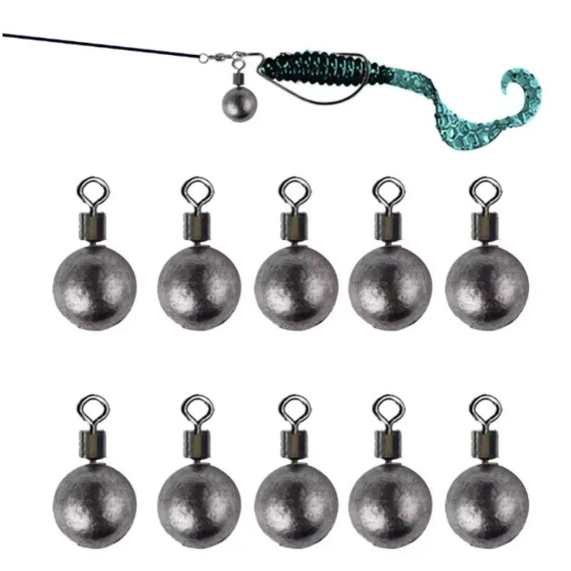 10pcs Fishing Weights/Sinkers – 3.5g, 5g, 7g, 10g, 14g, 20g | Carp Fishing Tackle & Accessories - Cast And Catch