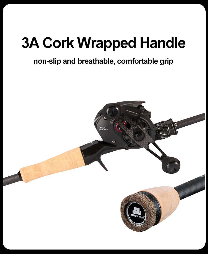 VIKAS Spinning/Casting Rod – Lure Rod | F/XF Action | High Carbon | Fuji Guides & Reel Seat | Bass & Pike - Cast And Catch