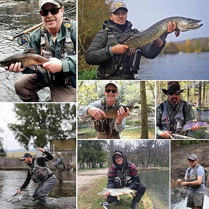 Adjustable Fly Fishing Vest – Unisex | Breathable Mesh Fabric | Quick-Drying | Outdoor & Fishing Activities - Cast And Catch
