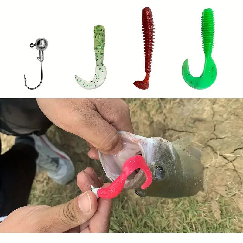 Fishing Lure Set – 18/21/59/142pcs Mixed VIB Lures | Soft Lures, Minnows, Poppers & Hooks | Freshwater Fishing Accessories - Cast And Catch