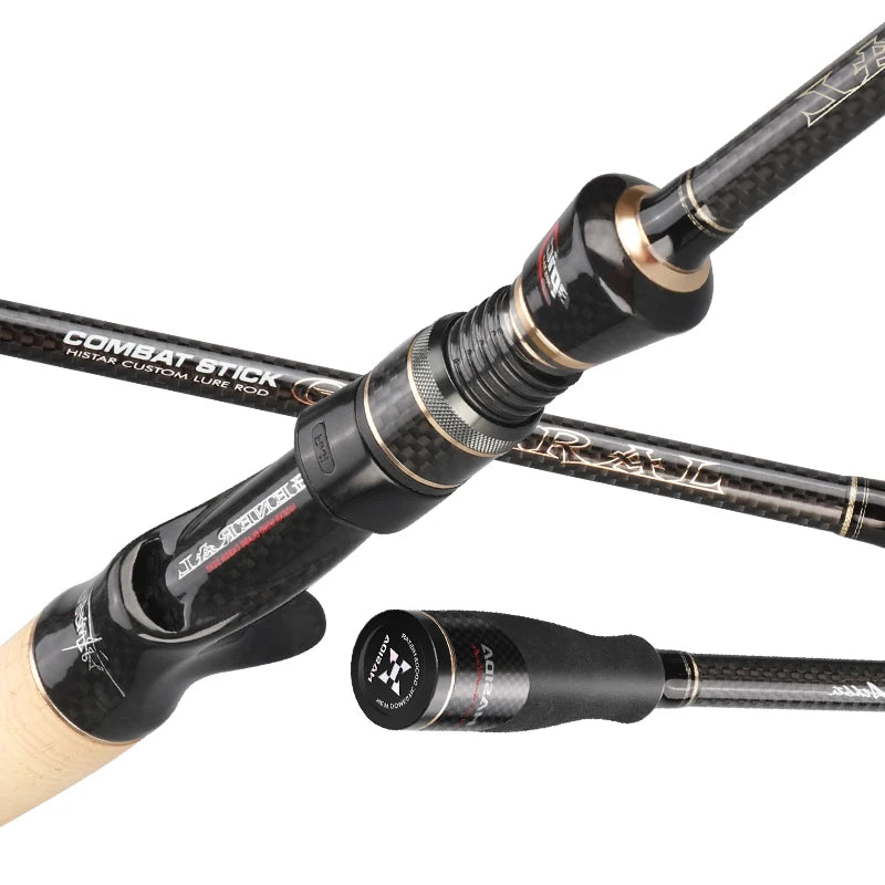 Histar General 2-Section Fishing Rod – 1.9–2.46m | Seaguide T1100G*M40X | Toray 4-Axis High Carbon | Fast Action L–MH | 4A Cork Handle - Cast And Catch
