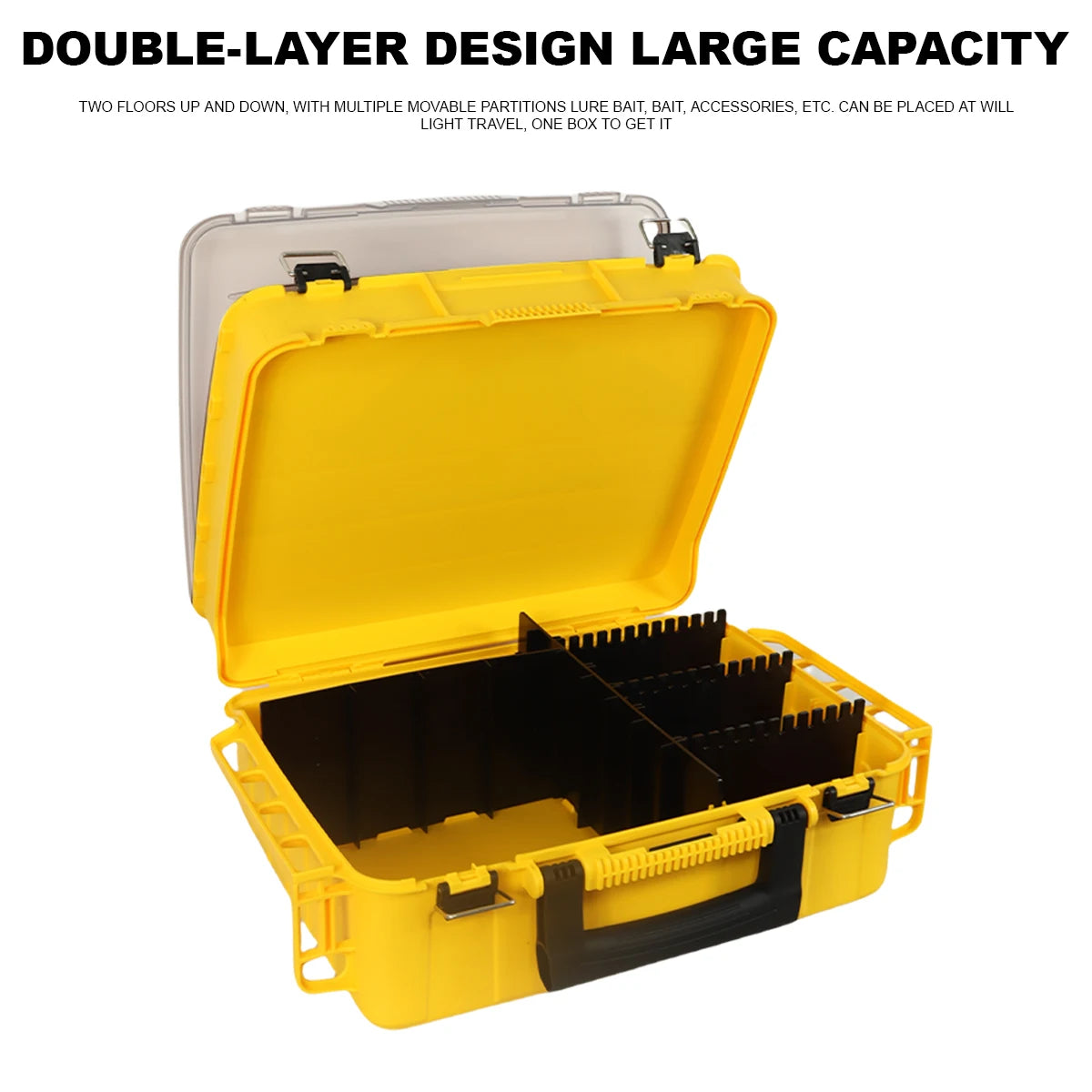 ZYZ Fishing Tackle Box – Double-Layer Multifunction Bag | Live Fish Bucket | Light Raft Equipment & Storage Case - Cast And Catch