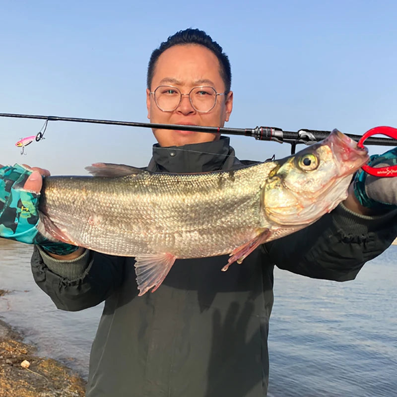Histar Archangel Rod & Reel Combo – Ultra-Grade High Carbon | Organic Whole Handle | Fuji K SIC Guides | Spinning & Baitcasting - Cast And Catch