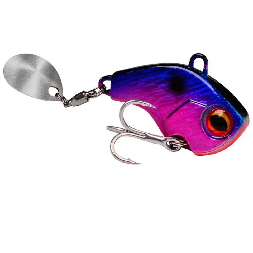Rotating Metal VIB Lure – 6g, 15g, 28g | Vibration/Spinner/Spoon | Hard Bait | Winter Fishing | Artificial - Cast And Catch