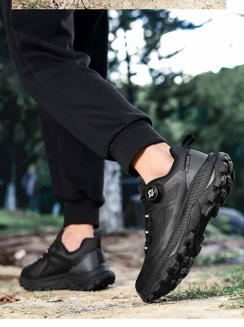 Waterproof Hiking Shoes – Men & Women | Non-Slip, Wear-Resistant Casual Sneakers | Breathable Outdoor Walking Boots - Cast And Catch