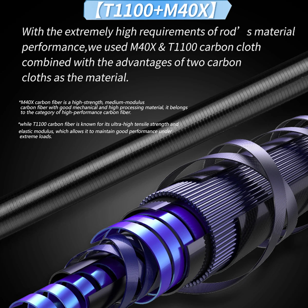 Johncoo Squid Fishing Rod – 2.6m | 83g Lightweight | Offshore/Egi Use | Titanium Guides | High Quality - Cast And Catch