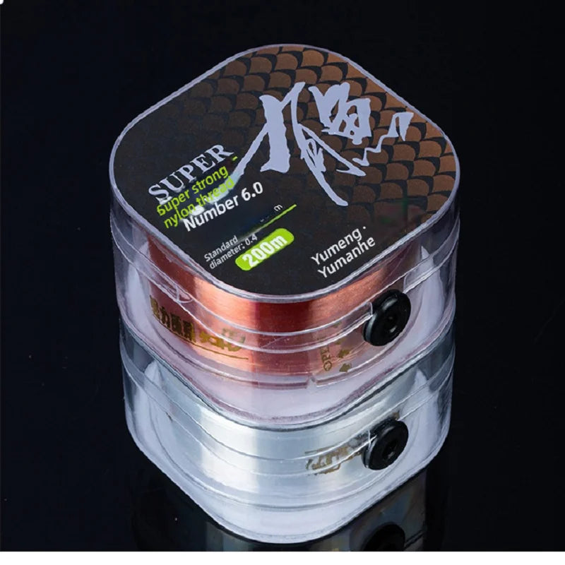 300M Nylon Fishing Line – 0.4–1.0mm | High Strength & Abrasion-Resistant | Clear/Invisible | Freshwater & Saltwater - Cast And Catch