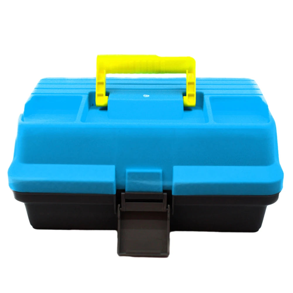 3-Layer Folding Fishing Tackle Box – Multipurpose Storage with Handle | Fish Hook & Lure Organizer - Cast And Catch