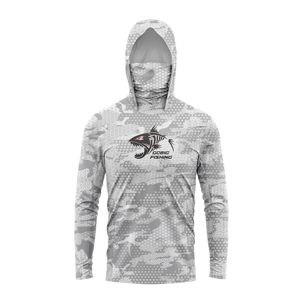Men’s Outdoor Fishing Shirt – Long Sleeve Hooded Coat | UV Protection, Sunscreen & Anti-Mosquito | Breathable, Quick-Dry, Lightweight - Cast And Catch