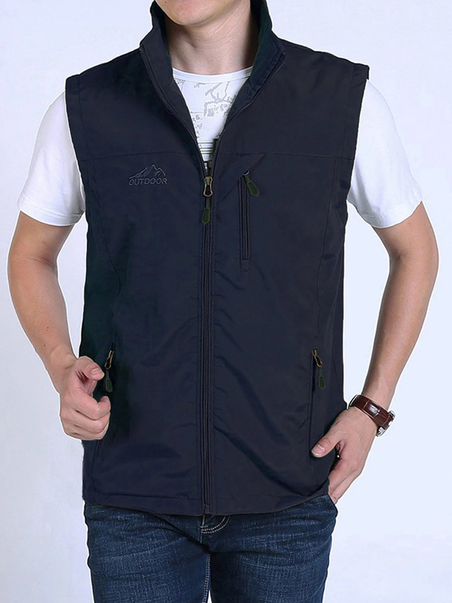 Men’s Fishing Vest – 2025 Spring/Autumn | Quick-Drying Outdoor & Leisure Vest | Photography, Fishing & Work Use | Horse Clip - Cast And Catch