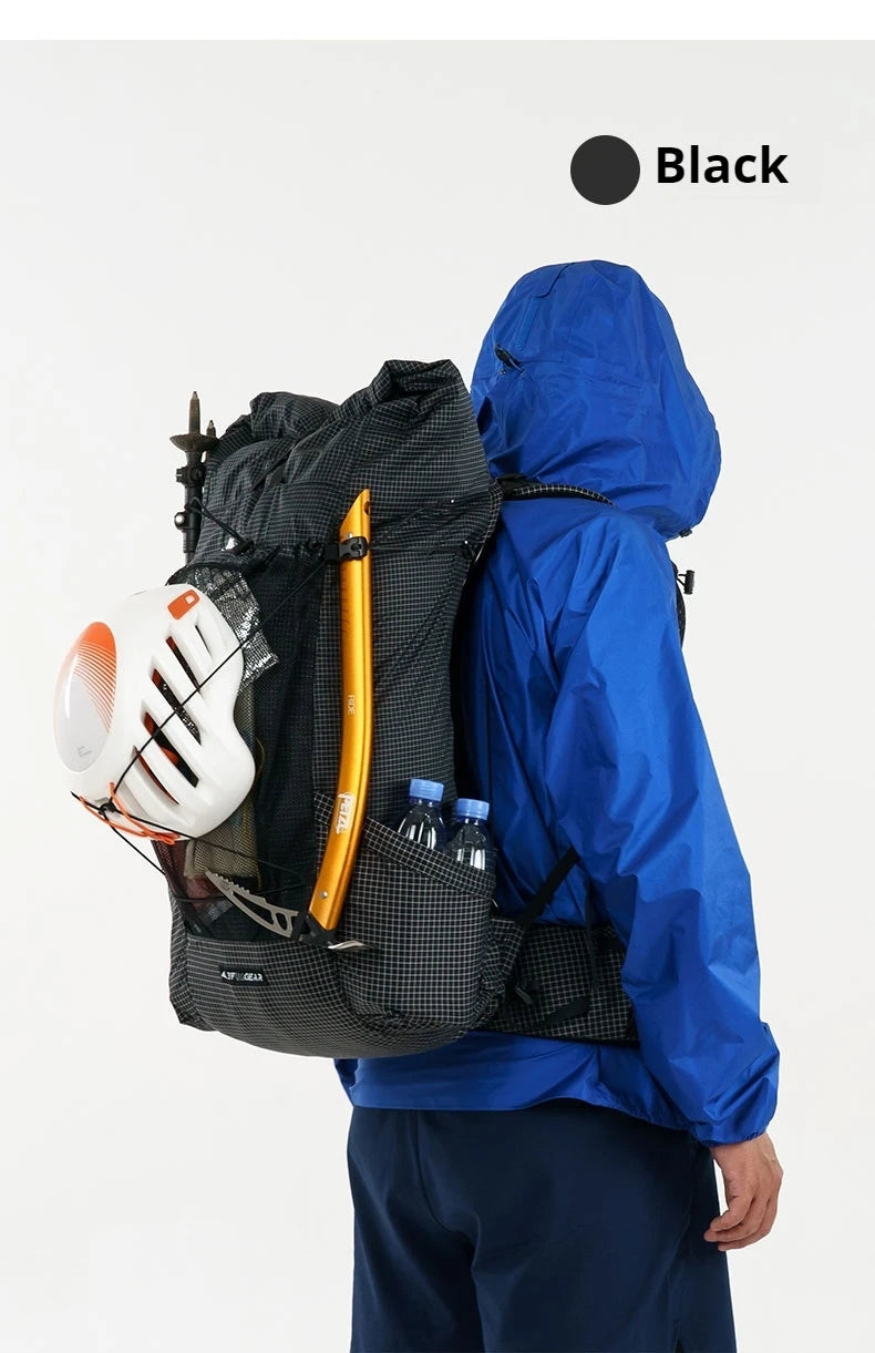 3F UL GEAR TianShan Backpack – 35+10L Ultralight | 70D/210D Dyneema | Large Capacity, Waterproof | Outdoor Camping, Hiking & Climbing - Cast And Catch
