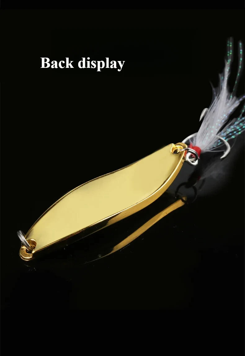 Metal VIB Leech Spinner Lures – 5–30g | Spoon Bait | Artificial | Bass, Pike & Perch Fishing Tackle - Cast And Catch