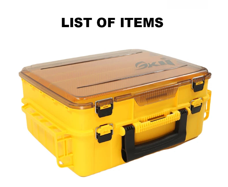 ZYZ Fishing Tackle Box – Double-Layer Multifunction Bag | Live Fish Bucket | Light Raft Equipment & Storage Case - Cast And Catch