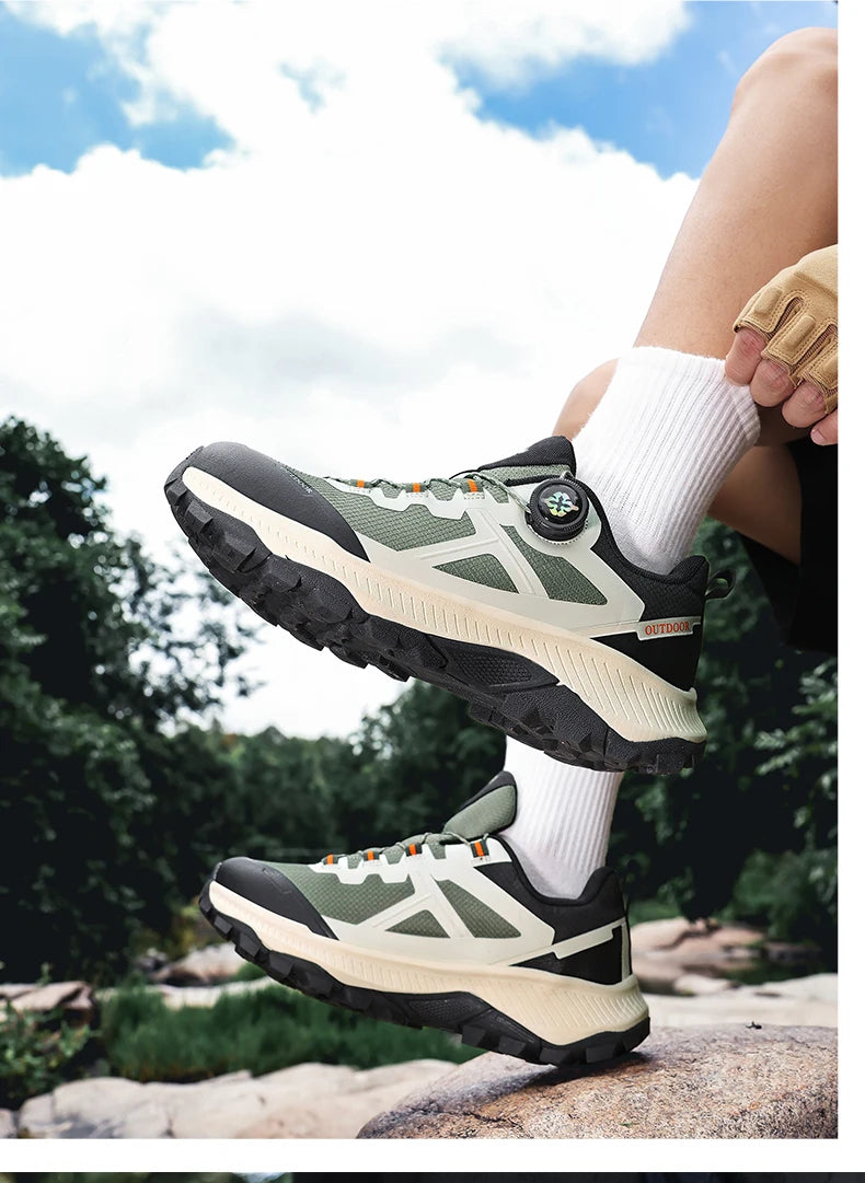 Waterproof Hiking Shoes – Men & Women | Non-Slip, Wear-Resistant Casual Sneakers | Breathable Outdoor Walking Boots - Cast And Catch