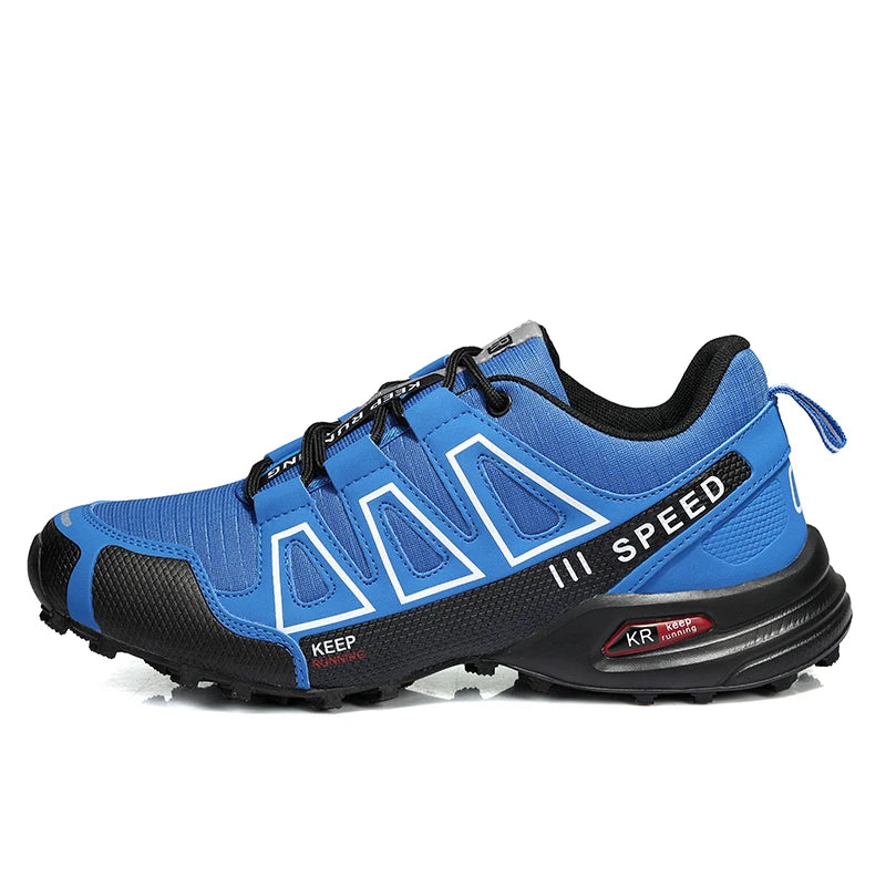Men’s Hiking Shoes – Outdoor Rubber Sole | Non-Slip, Lightweight & Comfortable | Tactical Training & Travel Sports Shoes - Cast And Catch