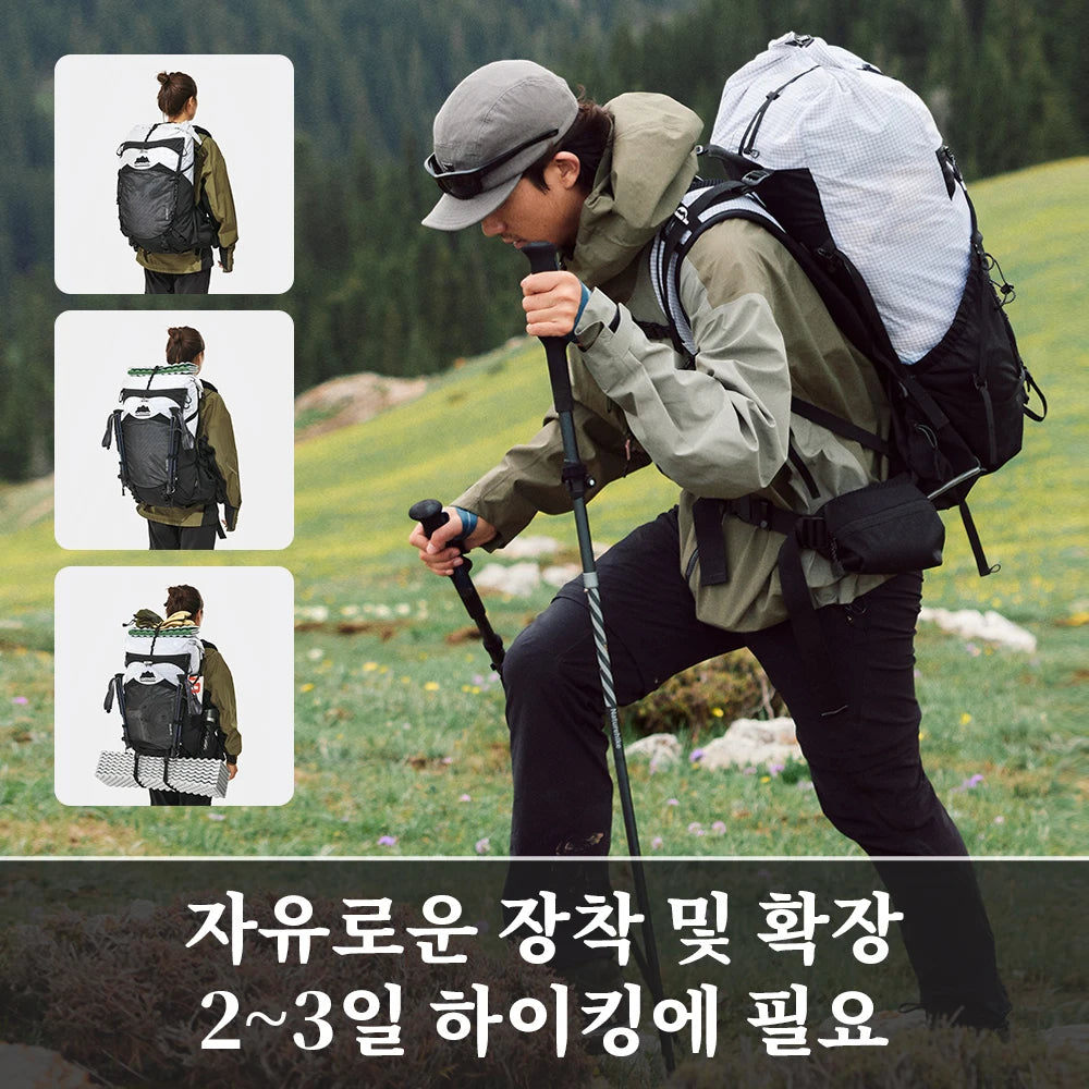 Naturehike 2025 Hiking Backpack – 40L Large Capacity | Ergonomic Design | Waterproof with Raincover | Travel & Trekking Bag - Cast And Catch