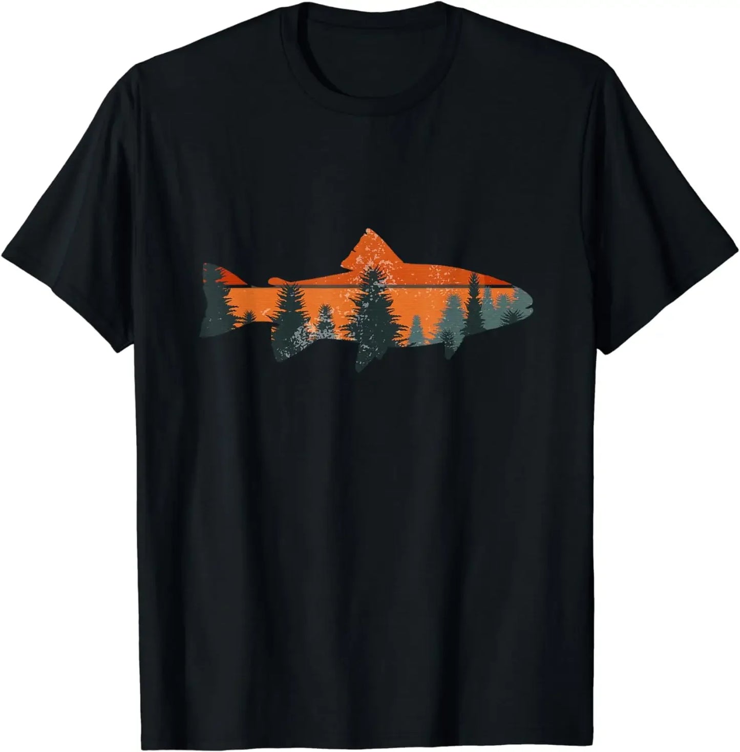 Trout Fly Fishing T-Shirt – Outdoor Fisherman Gift | Graphic Tee for Men | Pesca Clothing - Cast And Catch