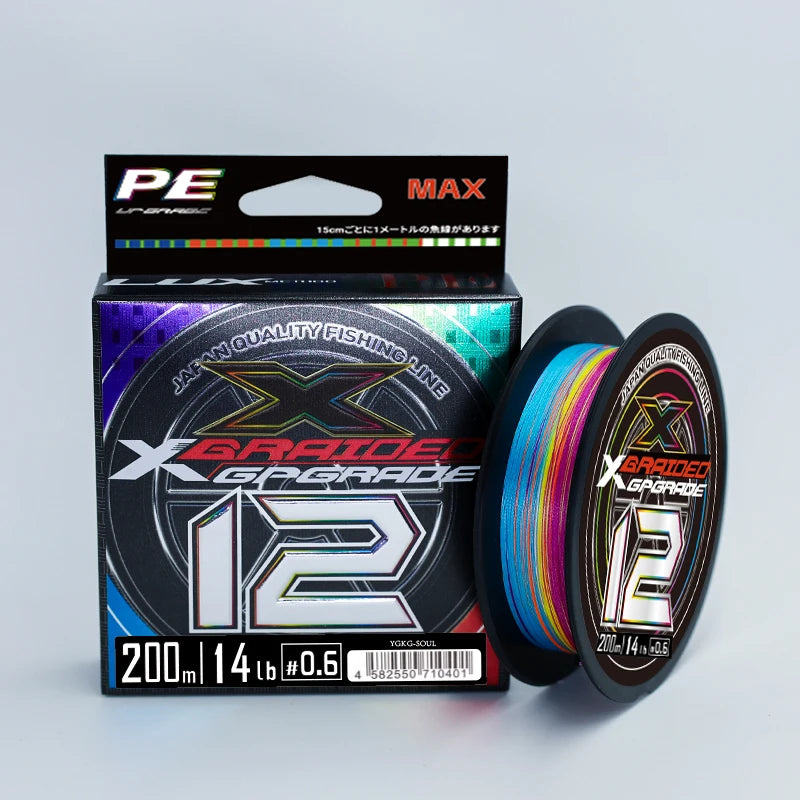 OBSEQUIO X12 Strands Braided PE Fishing Line – Freshwater & Saltwater | Japan YGK Multifilament Wire - Cast And Catch