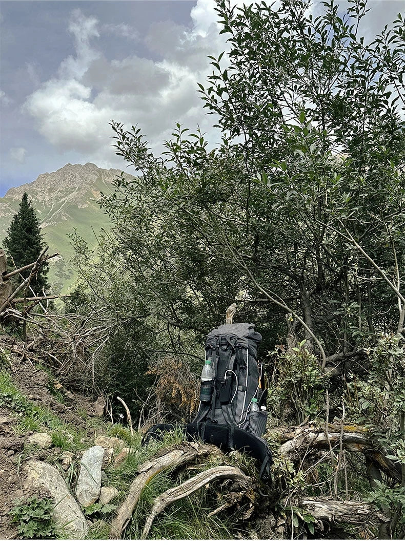 3F UL GEAR TianShan Backpack – 35+10L Ultralight | 70D/210D Dyneema | Large Capacity, Waterproof | Outdoor Camping, Hiking & Climbing - Cast And Catch