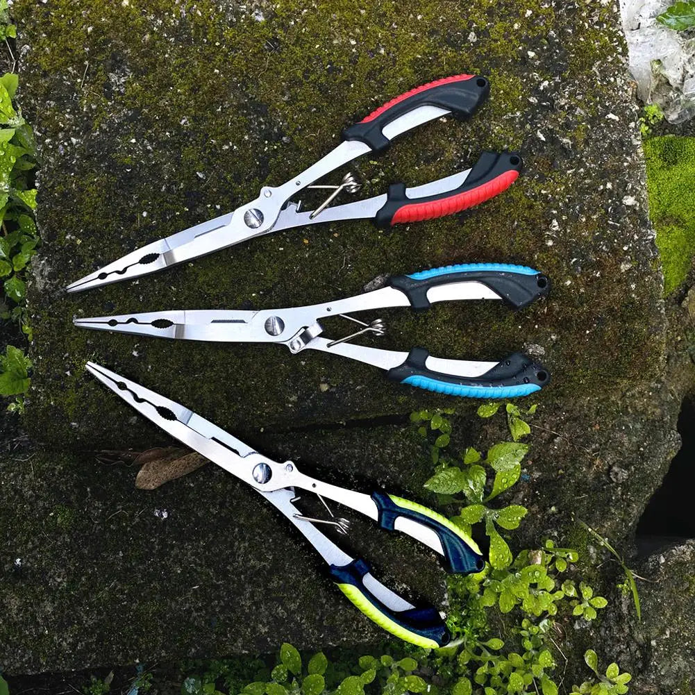 Fishing Pliers – Ergonomic, Anti-Slip & High-Strength | Multifunctional for Cutting Line & Tying Hooks | Angling Equipment - Cast And Catch