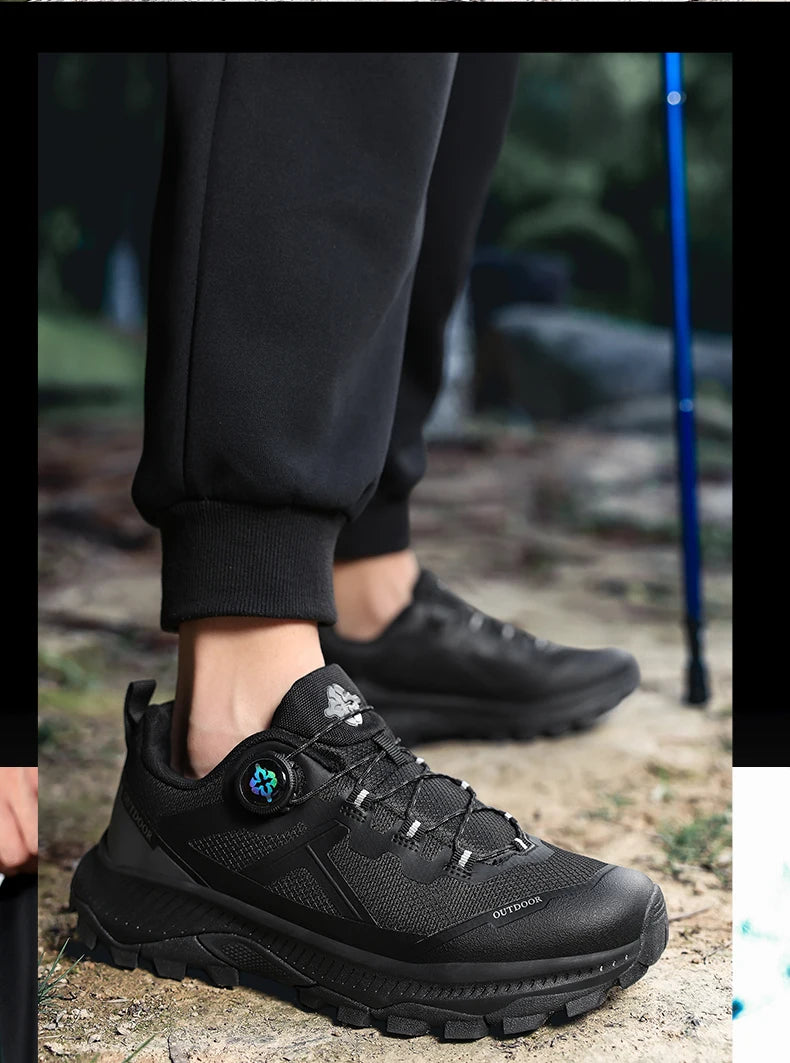 Waterproof Hiking Shoes – Men & Women | Non-Slip, Wear-Resistant Casual Sneakers | Breathable Outdoor Walking Boots - Cast And Catch