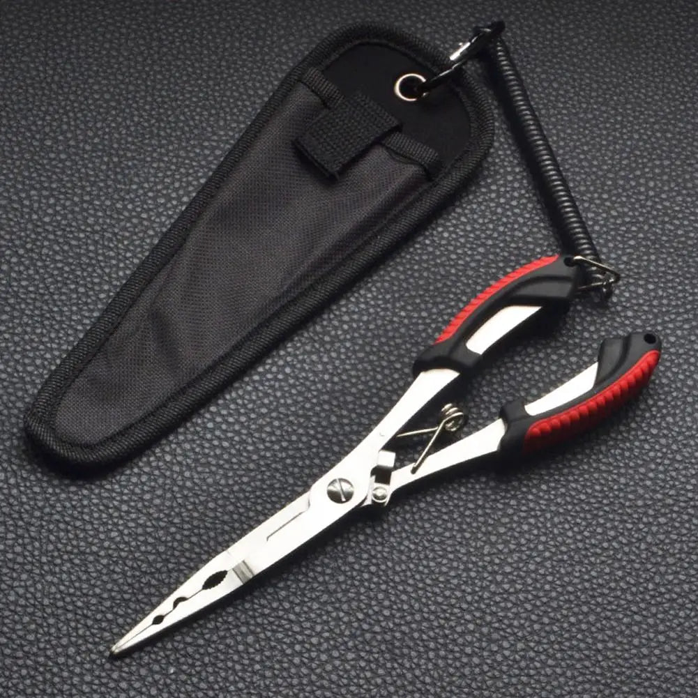 Fishing Pliers – Ergonomic, Anti-Slip & High-Strength | Multifunctional for Cutting Line & Tying Hooks | Angling Equipment - Cast And Catch