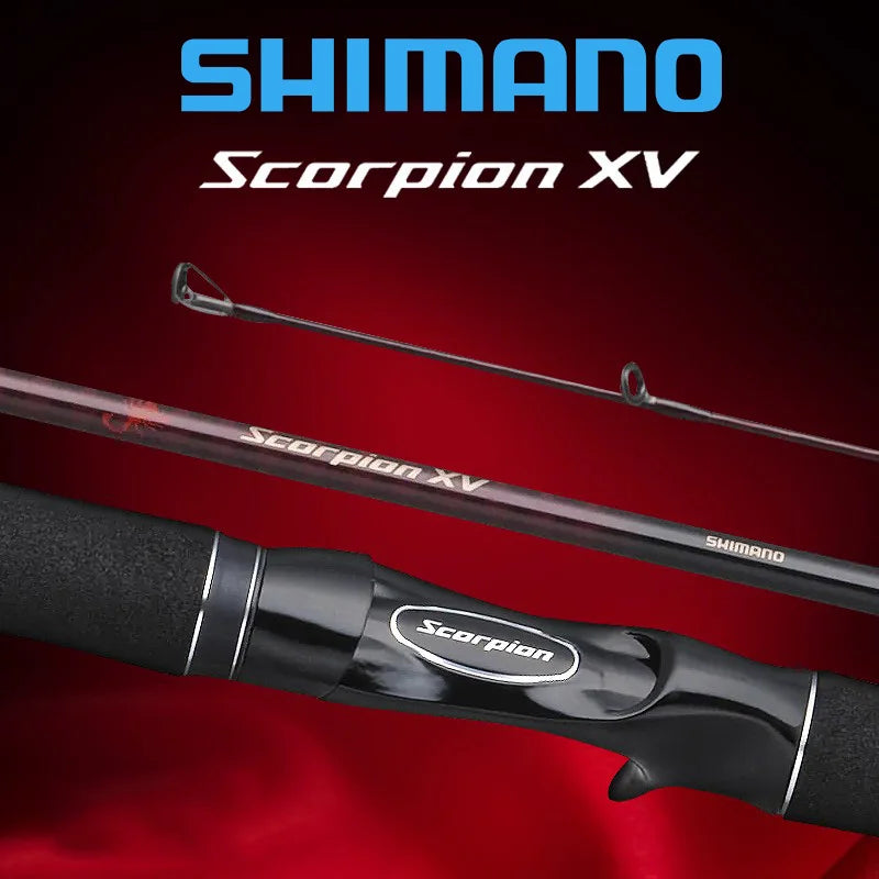 SHIMANO Scorpion XV Spinning/Casting Rod – FF/F/R | 1.22–1.98m | FUJI Rings | Portable - Cast And Catch