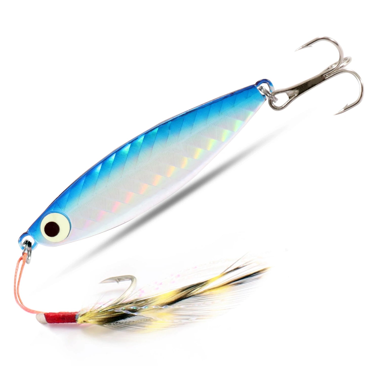 Fishing Lures – Metal Jig/Spinning Spoon | Feather & Carbon Hooks | Hard Artificial Bait | Luminous Eye | Sinking | Bass & General Tackle - Cast And Catch