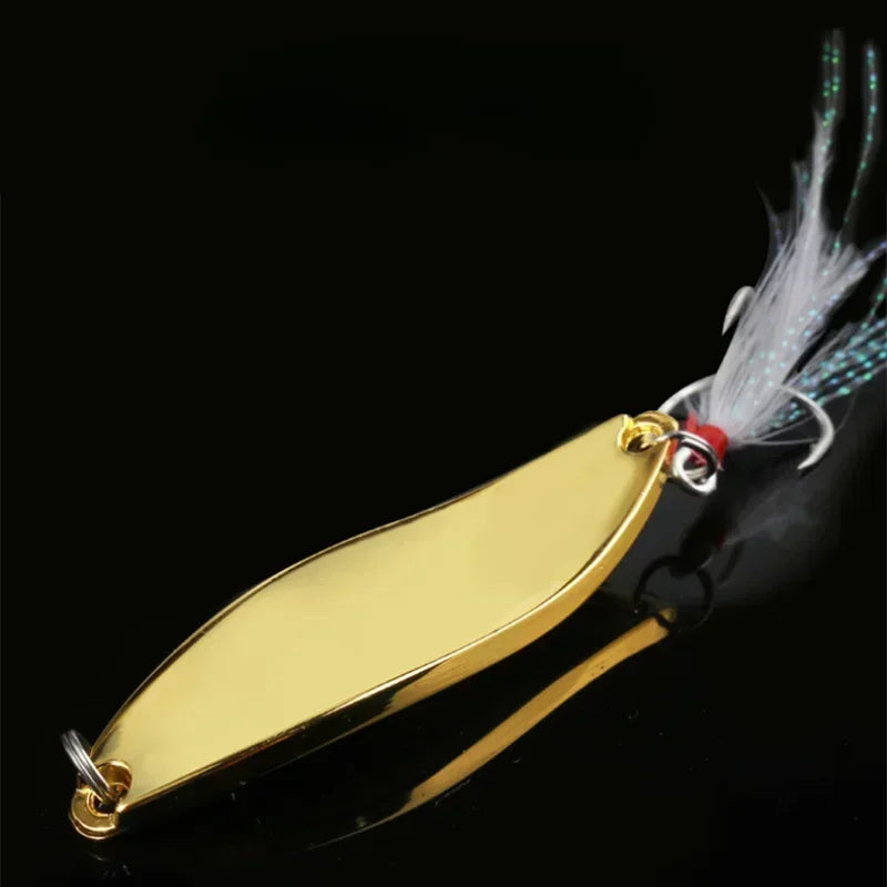 Metal VIB Leech Spinner Lures – 5–30g | Spoon Bait | Artificial | Bass, Pike & Perch Fishing Tackle - Cast And Catch