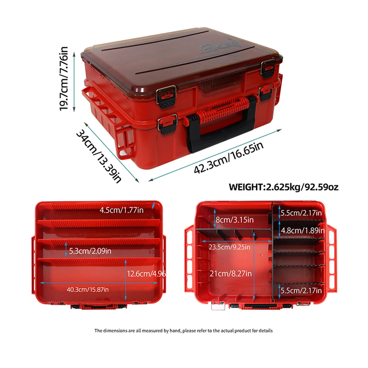 ZYZ Fishing Tackle Box – Double-Layer Multifunction Bag | Live Fish Bucket | Light Raft Equipment & Storage Case - Cast And Catch