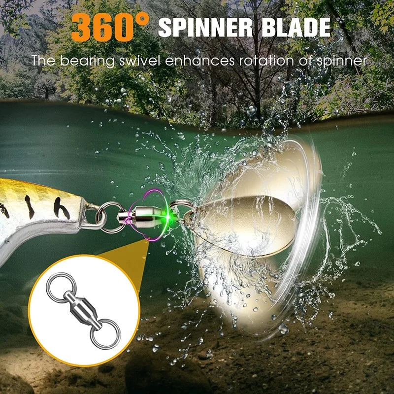 5pcs Fishing Lure Kit – Metal VIB | Sinking Spinner/Spoon | Artificial Hard Bait | Jigs | Fishing Tackle - Cast And Catch