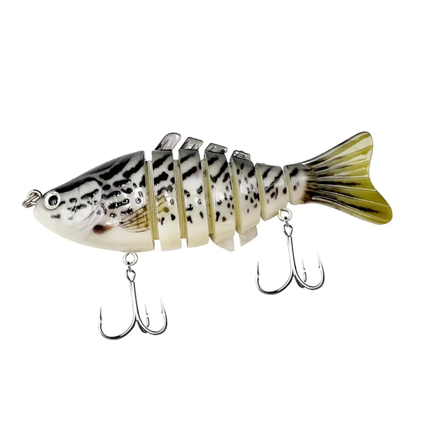 Swimming Fishing Lures – Slow-Sinking Hard Bait | Metal Hooks | Swimbait for Lake | Bluegill, Catfish, Pike & Walleye - Cast And Catch
