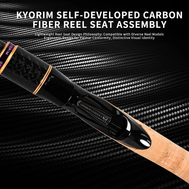 KYORIM ULTINA8 ZANDER Rod – 2 Sections | Spinning/Casting | FUJI SIC Guides | Carbon Reel Seat - Cast And Catch