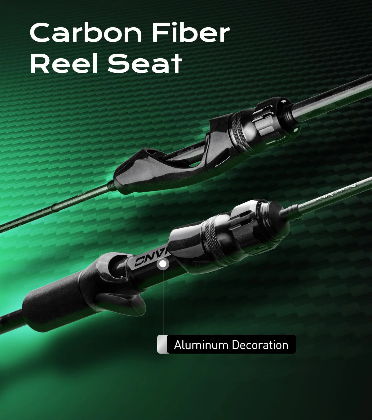 HANDING Ultralight Fishing Rod – 58g | SKULL WOLF 30+24T TORAY Carbon Fiber | Fuji Guides | 0.8–3g Lure | Spinning/Casting - Cast And Catch