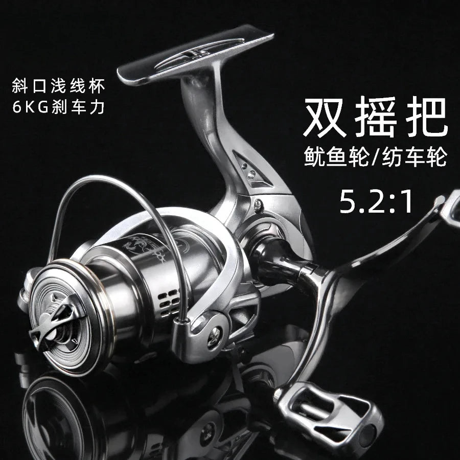 Golf Micro Spinning Reel – Double Crank | Fishing Line Roller - Cast And Catch