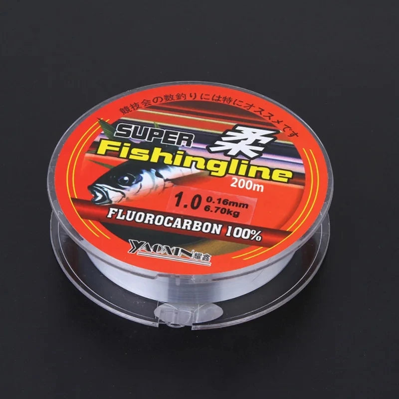 100/200m Super Strong Nylon Fishing Line – Transparent | Not Fluorocarbon | Fishing Accessories & Tackle - Cast And Catch