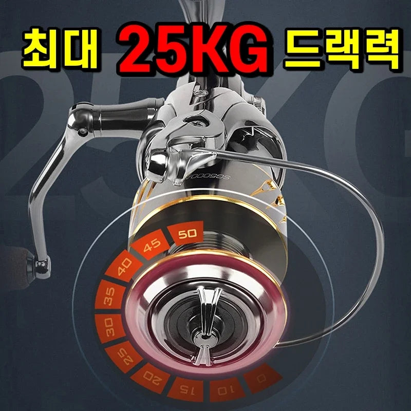 LOAWE SG Series Spinning Reel – SG1000–SG6000 | 9+1BB | Saltwater Fishing - Cast And Catch