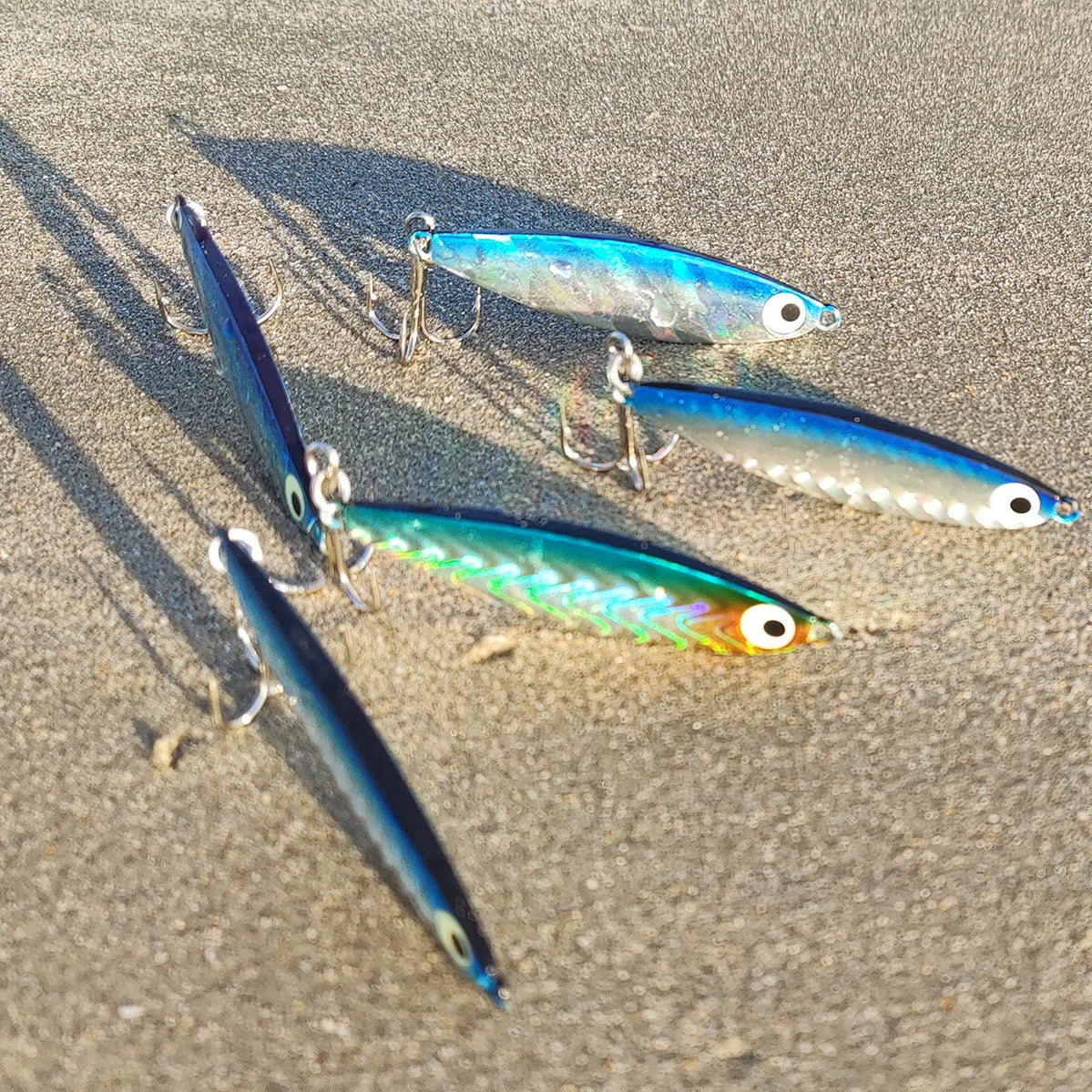 Fishing Lures – Metal Jig/Spinning Spoon | Feather & Carbon Hooks | Hard Artificial Bait | Luminous Eye | Sinking | Bass & General Tackle - Cast And Catch