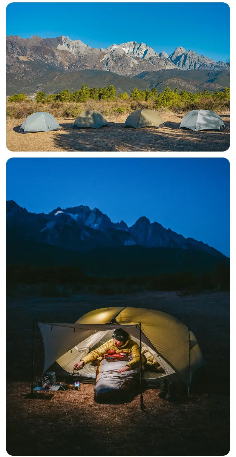 Naturehike Mongar UL Tent – 1–2 Person Ultralight Camping Tent | 15D Waterproof Shelter for Outdoor Hiking & Backpacking - Cast And Catch