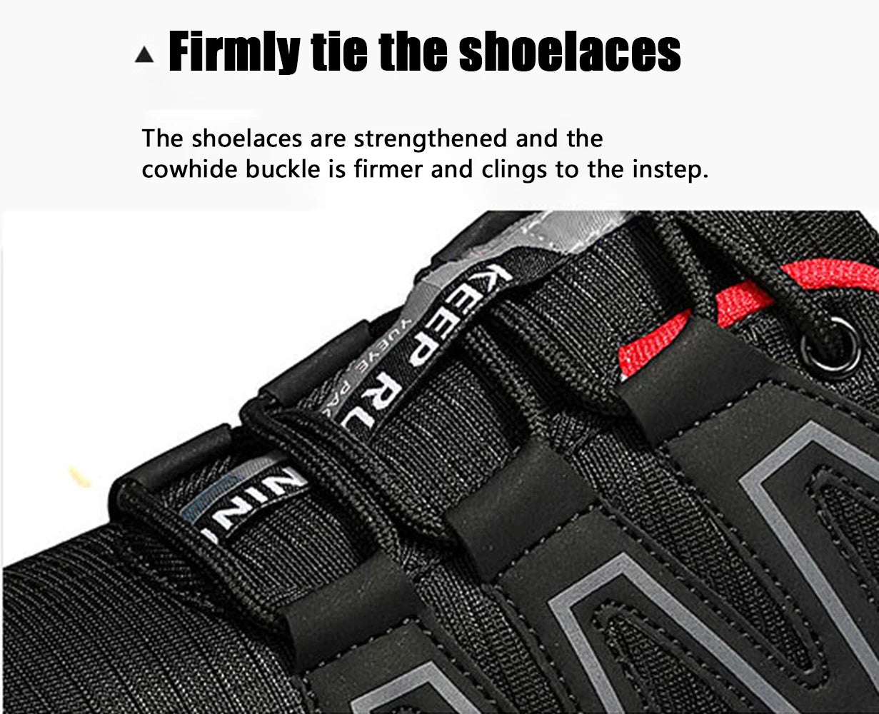 Men’s Hiking Shoes – Outdoor Rubber Sole | Non-Slip, Lightweight & Comfortable | Tactical Training & Travel Sports Shoes - Cast And Catch