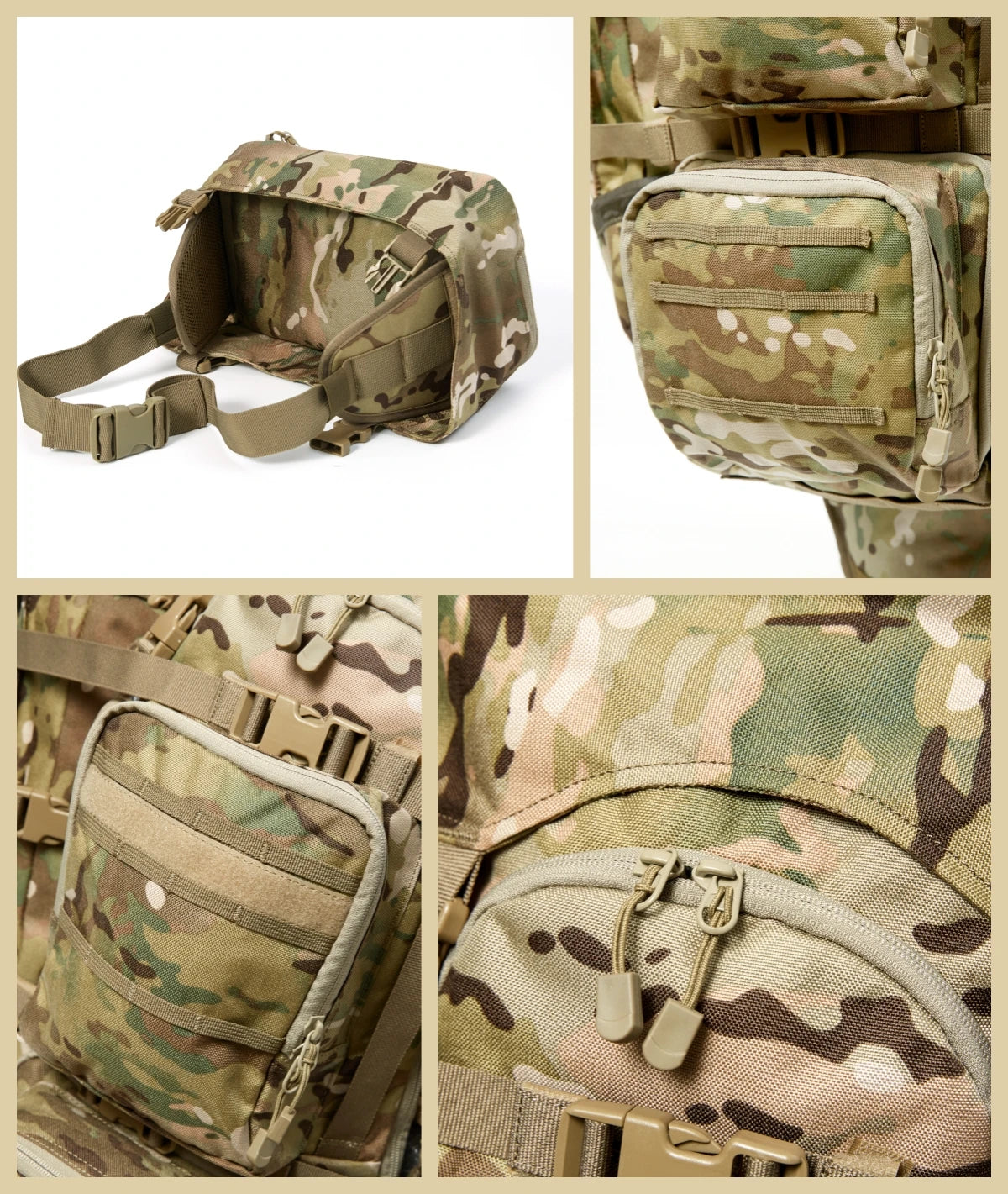 Military Sniper Backpack – 80L | Tactical Waterproof Pack | G4 Gun Scabbard | Rain Cover | Adjustable Frame | Elite Forces Certified - Cast And Catch