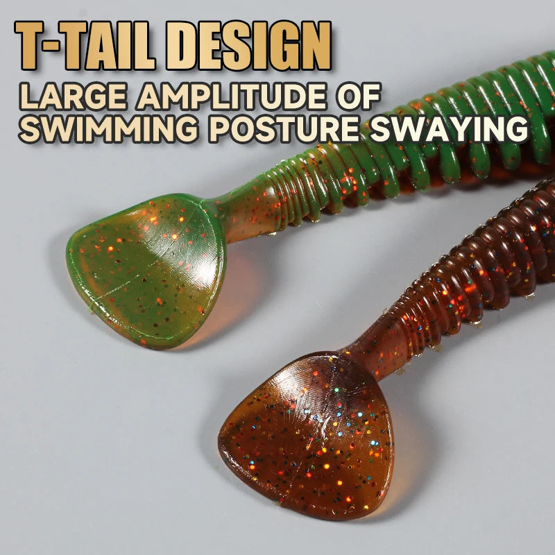 Supercontinent Fishing Lures – 5–11cm | Artificial Wobblers & Soft Shad Lures | Carp Silicone Baits - Cast And Catch