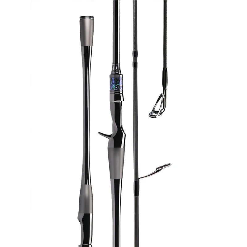 Haibo 2.5m Lightweight High-Elastic Carbon Fiber Fishing Rod | Long-Distance Lure Fishing | Reservoir & Lake Use - Cast And Catch