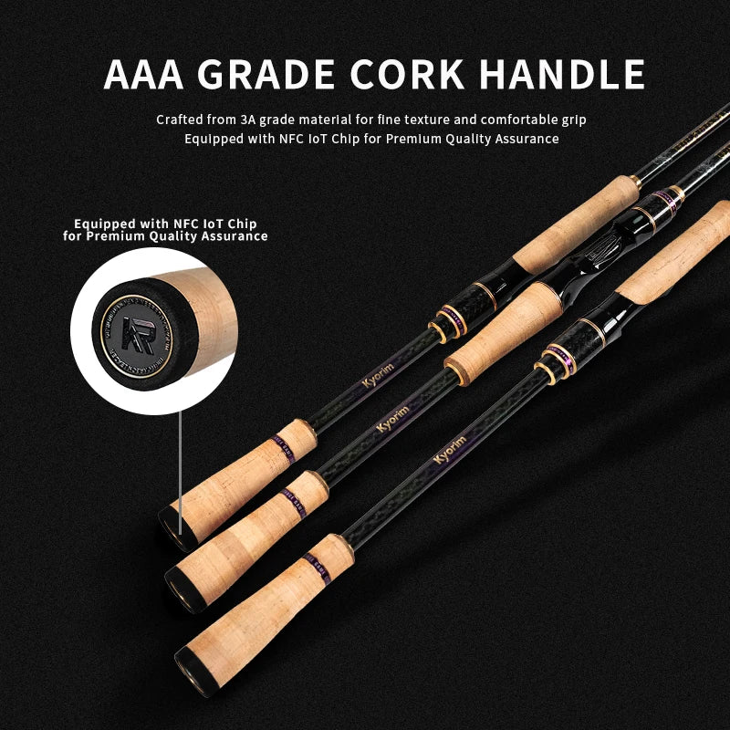 KYORIM ULTINA8 ZANDER Rod – 2 Sections | Spinning/Casting | FUJI SIC Guides | Carbon Reel Seat - Cast And Catch