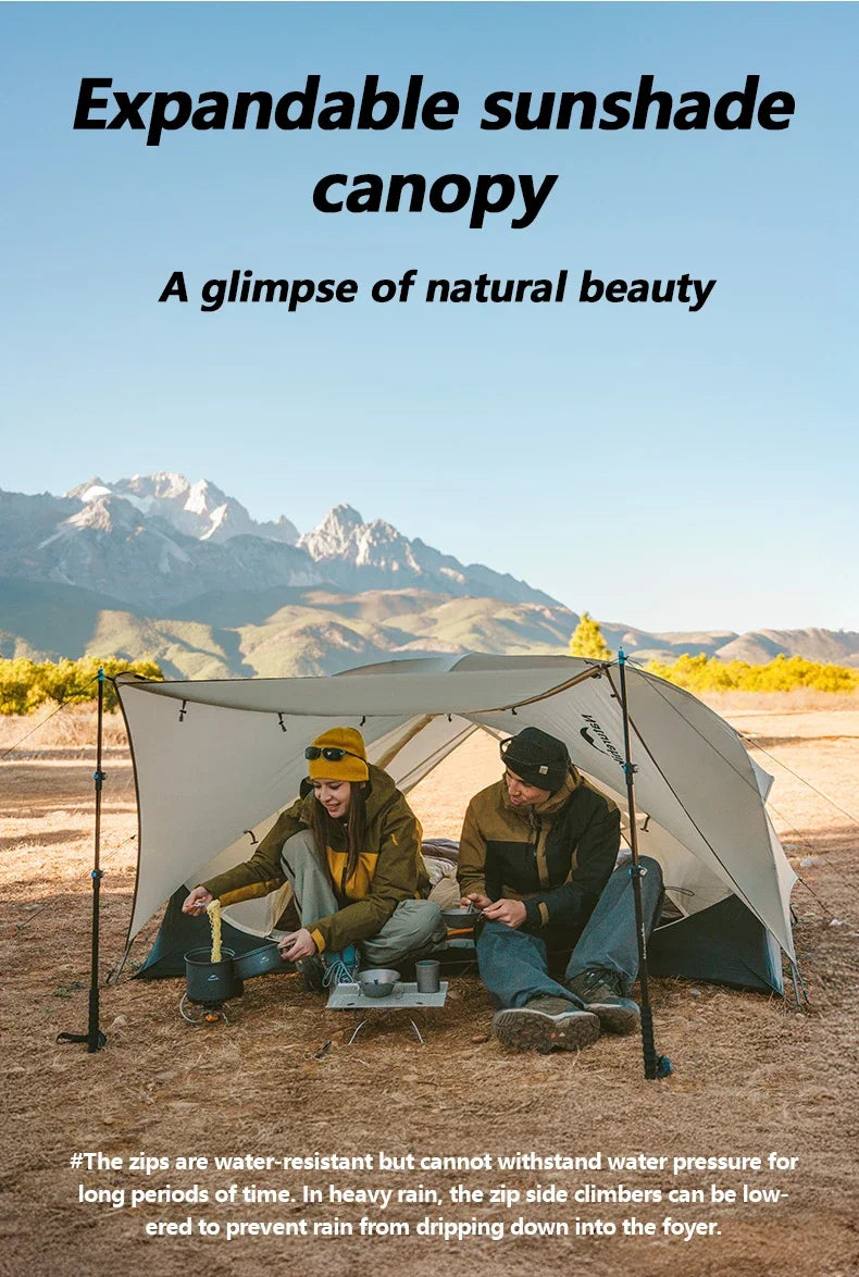 Naturehike Mongar UL Tent – 1–2 Person Ultralight Camping Tent | 15D Waterproof Shelter for Outdoor Hiking & Backpacking - Cast And Catch