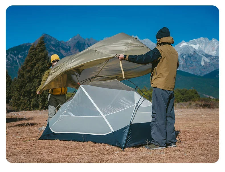 Naturehike Mongar UL Tent – 1–2 Person Ultralight Camping Tent | 15D Waterproof Shelter for Outdoor Hiking & Backpacking - Cast And Catch