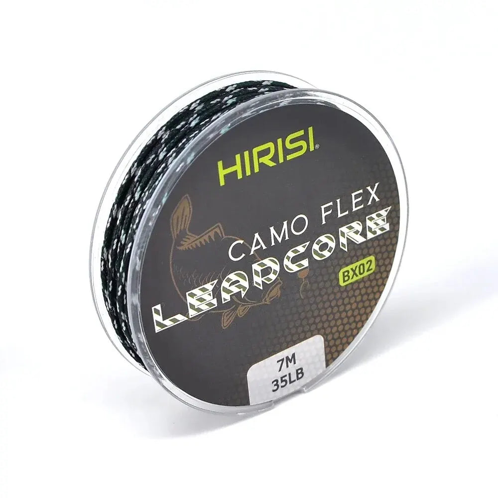 35lb Leadcore Carp Fishing Line – 7m | 3-Color Braided | For Hair Rigs & Carp Tackle - Cast And Catch