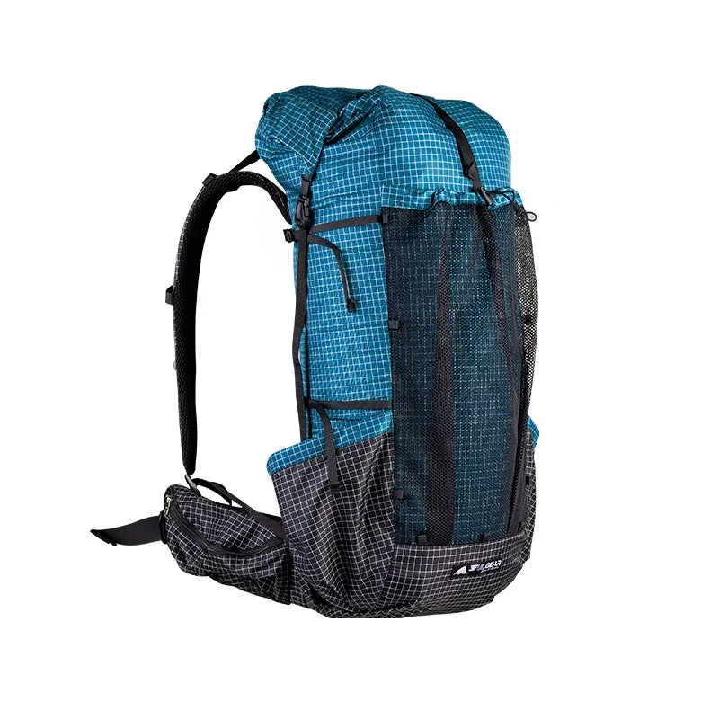 FLAME'S CREED Qi Dian Pro Backpack – 40+16L Ultralight | Frameless Travel, Camping & Hiking Outdoor Pack - Cast And Catch